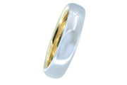 Men's Platinum/18K 5mm Wedding Band